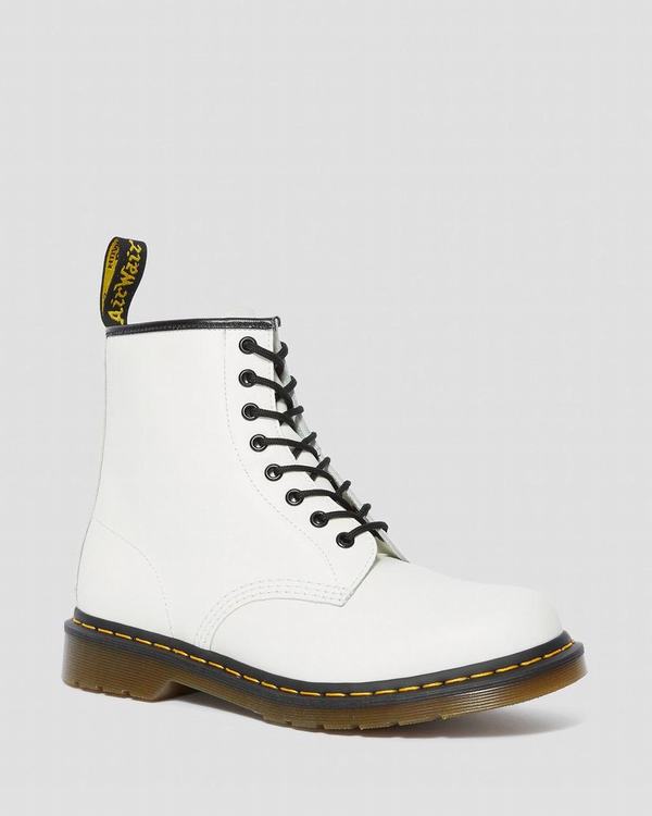 Dr Martens Dámské Kotníkové Boty 1460 Smooth Bílé, CZ-246831